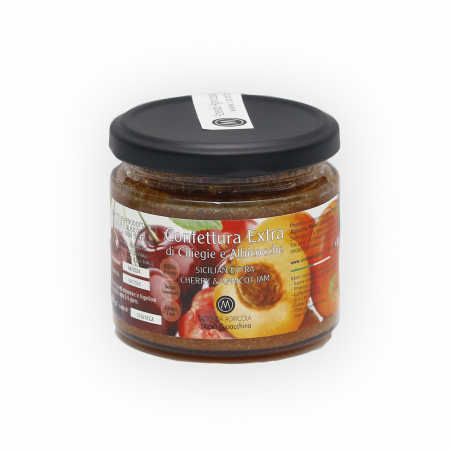 Sweet Cherry and Apricot Extra Jam 200 g